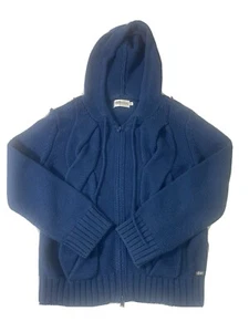 Suéter con capucha tejido azul Fisherman Out Of Ireland para mujer L - Imagen 1 de 9