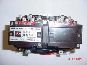 Cutler Hammer C50CN3A Size1 AC Magnetic Open Type Reversing Contactor - Picture 1 of 1