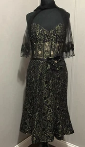 MON CHERI ABEND FORMELLES KLEID NEU MIT ETIKETT GRÖSSE 10 PERLEN - Bild 1 von 8