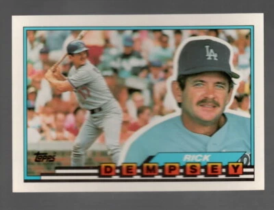 1989 Topps Big #108 Rick Dempsey NM - Image 1 of 2