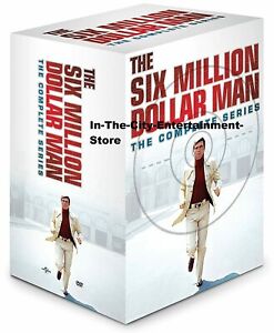The Six 6 Million Dollar Man Season 1-5 + Movies DVD Box Set Complete Series New