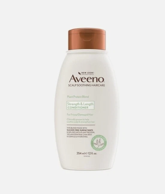 Acondicionador mezcla de proteínas vegetales Aveeno 12 fl oz control del frizz y nutritivo... Foto 1 de 3