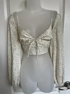 New with Tags Floral Crop Top - Picture 1 of 5