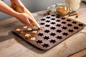 Silikonbackform für Zimtsterne, 2tlg. - Bild 1 von 5