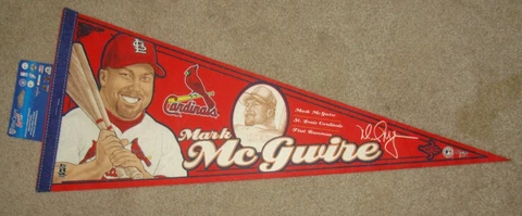 Mark McGwire ~St. Louis Cardinals ~ Licensed Pennant! Cover