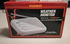 Maxon WX-70 Weather Monitor AC or Battery Power - Picture 1 of 5