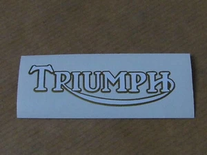 Triumph Tiger Cub D68 Rear Number Plate Triumph Sticker ' - Picture 1 of 2