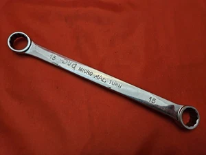 MAC BMT215MM 15mm Microturn Micro Turn Double 12 Point Box End Wrench USA S4 - Picture 1 of 14