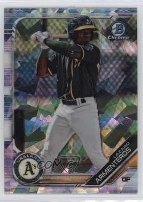 2019 Bowman Chrome Draft Sapphire Edition Lazaro Armenteros #BDC-198 - Image 1 of 2