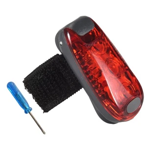 4 Pcs Safety Light  Red Flashing  Rear Light, Suitable for Running, Walking6590 - Imagen 1 de 8