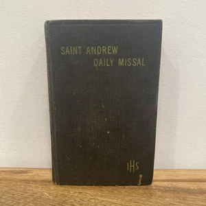 St Andrew Daily Missal 1956 Catholic Pub. EM Lohmann Co MN Liturgical Apostolate - Picture 1 of 11
