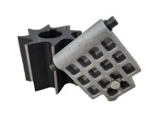 Gegenplatte  &  Walze passend für  ATIKA Gartenhäcksler   LHF2800 & ALF2800  - Bild 1 von 4