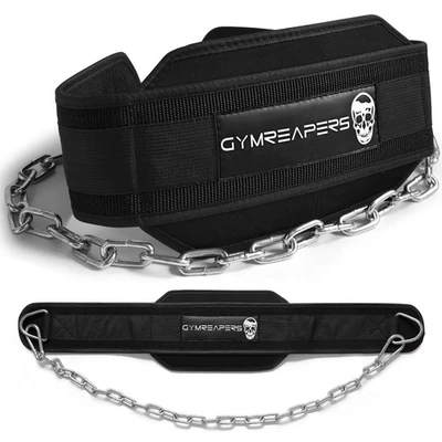 Gymreapers Dip Belt with Chain – Heavy Duty Steel for Weightlifting & Dips - Image 1 of 4