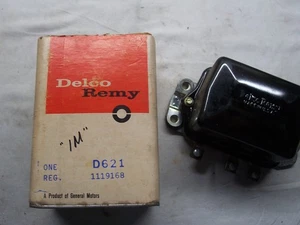 NOS Delco Voltage Regulator - 1956 thru 62 GM cars - GM 1119168, Delco D621 - Picture 1 of 3