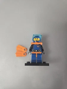 Lego Series 1 - Deep Sea Diver Collectible Minifigure, Complete w/ Accessories - Picture 1 of 1