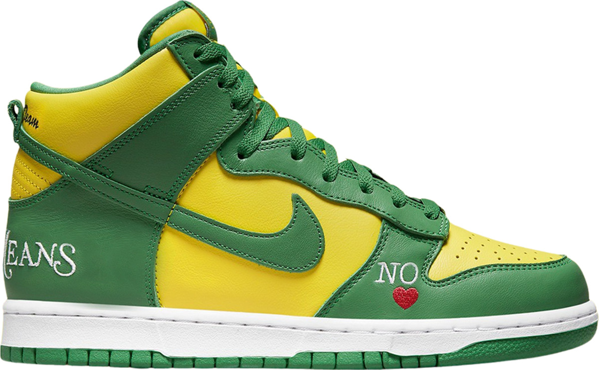 Nike Supreme x Dunk SB High By Any Means - Brazil for Sale Nike Supreme x Dunk SB High By Any Means - Brazil for Sale