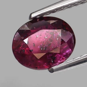 1.62 Ct Natural Ruby Winza Tanzania Unheated Oval Shape Loose Gemstone See Video - Picture 1 of 2