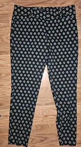Pantaloni donna The Limited Geometric Design gamba dritta taglia 12 - Foto 1 di 5
