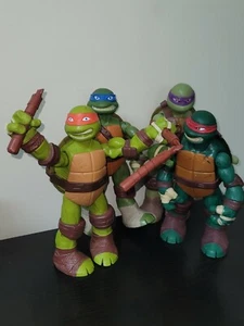 Vintage Playmates Teenage Mutant Ninja Turtles TMNT Original Figuren 4 Stück - Bild 1 von 7