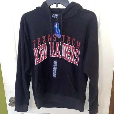 NWT TEXAS TECH RED RAIDERS Hoodie Sweatshirt J.America Fleece Black small - Image 1 of 4