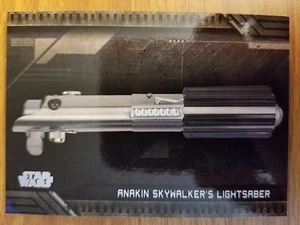 2017 Star Wars Galactic Files Reborn #W-1 Anakin Skywalker's Lightsaber Weapons - Picture 1 of 1