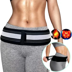 Sacroiliac SI Joint Hip Belt Lower Back Lower Lumbar Support Brace for Men Women - Picture 1 of 14