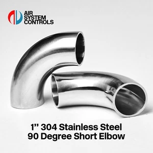 Collettore tubo di scarico piega gomito 90 gradi 1" - 25 mm 304 BS4825 - Foto 1 di 10