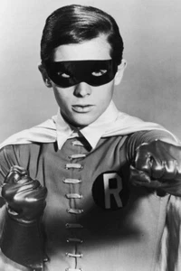 BURT WARD 24x36 inch Poster AS ROBIN BATMAN TV - Picture 1 of 1
