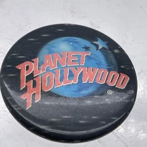 Planet Hollywood Round Button Pin 1.75” Wide - Picture 1 of 7