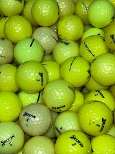 36 pelotas de golf Srixon amarillas - modelos mixtos sensación suave, Z-Star, etc - grado AAA 3A - Imagen 1 de 3