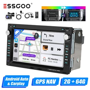 Android 14 64G DAB+ Carpaly Autoradio GPS Navigation Cam Für VW Polo 9N Golf MK4 - Bild 1 von 15