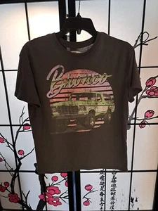 youth size Large 10/12 gray Ford Bronco tshirt 4x4 Trucks Tee - Picture 1 of 13