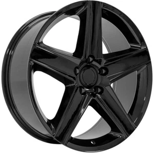 Gloss Black Wheel 20x9 for 1999-2023 Jeep Grand Cherokee - RVO0364 - Picture 1 of 3