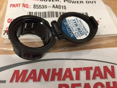 10-14 SIENNA, 04-08 SOLARA Toyota OEM tablero toma de corriente cubierta NEGRO 85535-AA010 Foto 1 de 3