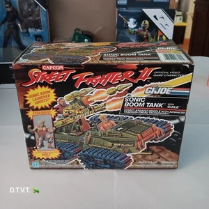 Vintage GI Joe Street Fighter II Sonic Boom Tank with Guile Factory Sealed New - Picture 1 of 6