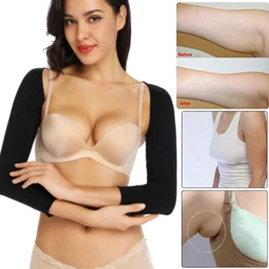 Ultra Elastic Compression Arm Seamless Shaper Slimmer Weight Loss Shapewear Top - Picture 1 of 18