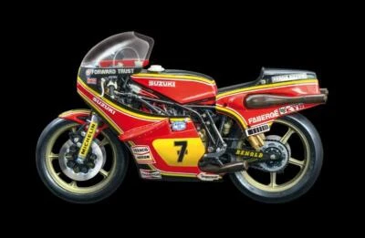 Italeri 4644 Suzuki RG500 XR27 Barry Sheene 1978 1:9 Plastic Model Motorbike Kit - Image 1 of 4