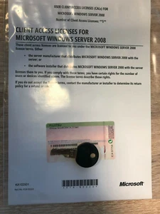 Microsoft Windows Server Standard 2008/R2 5-User CAL Lizenz - Fujitsu ROK - Bild 1 von 1