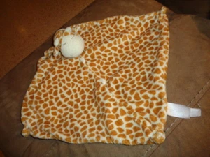 GIRAFFE Tan Brown Spots Angel Dear Plush Stuffed Baby Lovey Security Blanket - Picture 1 of 6