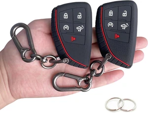 Key Fob Cover for 2022 2023 2024 2025 Chevy Silverado 1500 GMC Sierra 1500, 2024 - Picture 1 of 12