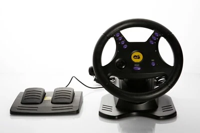 Rare brand new retro power wheel for PS/N64/SS playstation wheel  - Image 1 of 4