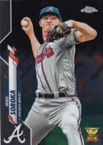 2020 TOPPS CHROME ALL STAR ROOKIE- MIKE SOROKA #96 ATLANTA BRAVES - Picture 1 of 1