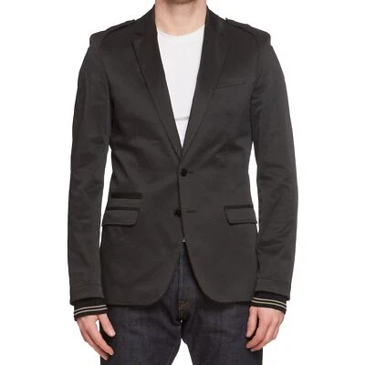 C.N.C. Chaqueta Disfraz Nacional Negra Mezcla Algodón EU 48 US 38 Foto 1 de 4