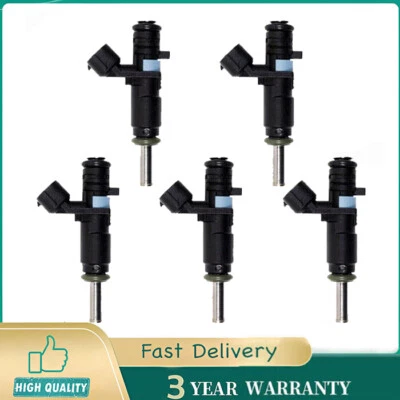 5X Fuel Injectors 07K906031C For Volkswagen Golf SportWagen 2.5L 2010 2011 2012 - Image 1 of 4