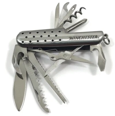 Cuchillo multiherramienta Winchester asas de metal sierra tijeras archivo + más 11124-N Foto 1 de 4