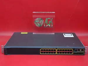 Cisco WS-C2960S-24TS-L Catalyst 2960S 24-Port 10/100 4x 1Gb SFP Switch - Picture 1 of 5