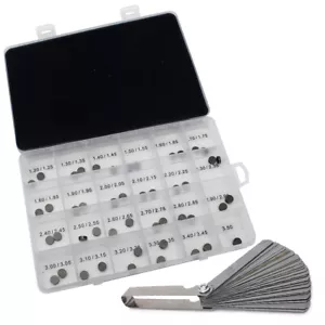 47pcs 7.48mm Valve Shim Feeler Gauge Kit for Kawasaki KX250F Suzuki RMZ250 04-18 - Picture 1 of 12