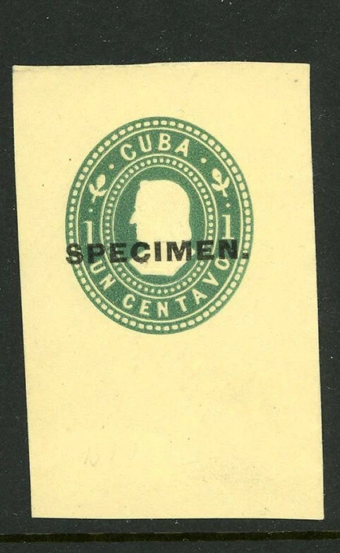 Spanish American War U10s Mint Postal Stationery Specimen Cut Square 6B21 35 - Image 1 of 1