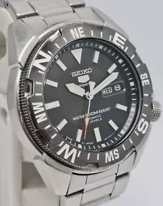 Seiko 5 Sports Diver Compass Automatic Day/Date Men's Watch 7S36-02P0 - Picture 1 of 13