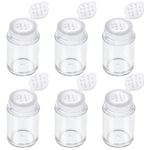 RAYNAG 6 Pieces Mini Empty Loose Powder Bottle Travel Cosmetic Glitter Powder... - Picture 1 of 8